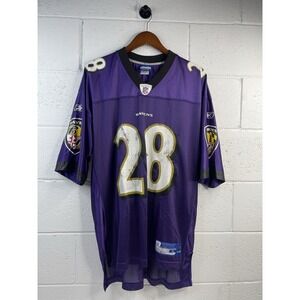 Vintage Reebok Baltimore Ravens Jersey Featuring No.28 gary Baxter Or Similar L